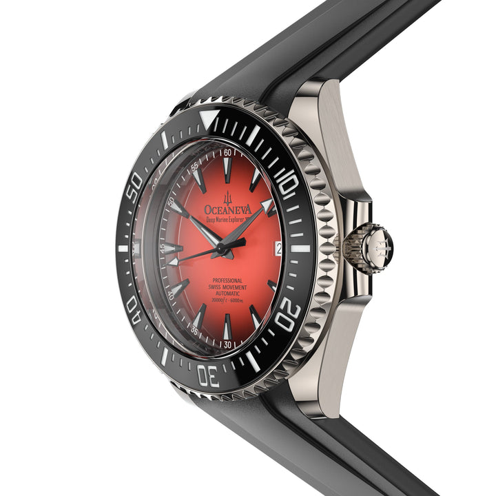 Oceaneva Deep Marine Explorer VI 6000M - Coral Titanium Automatic 6000m/CoralBur