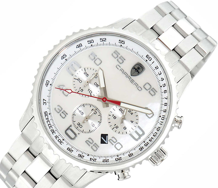 Aureum-MB Silvertone/White | White Dial