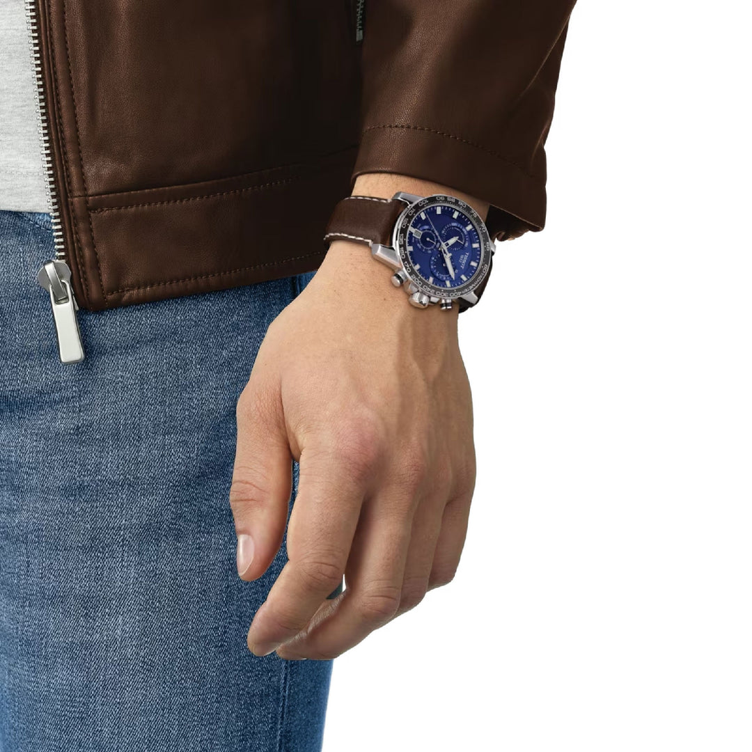 Supersport Chrono Blue / Leather Blue Dial