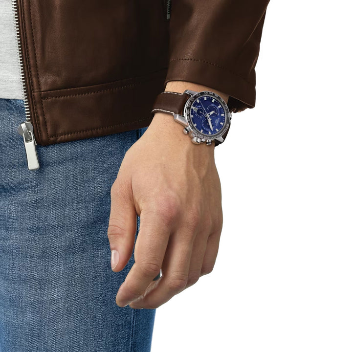Supersport Chrono Blue / Leather Blue Dial