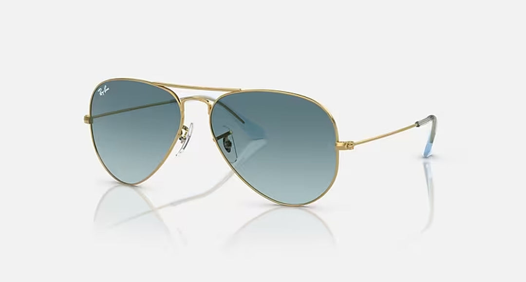 AVIATOR GRADIENT UNISEX / GOLD - BLUE GRADIENT GREY |  Dial