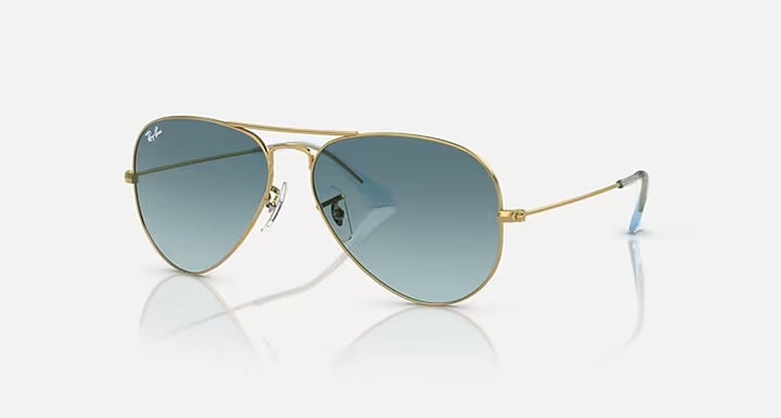 AVIATOR GRADIENT UNISEX / GOLD - BLUE GRADIENT GREY |  Dial