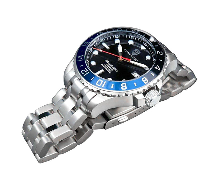 TIME BOLD- X10 BLACK/BLUE | Black Dial