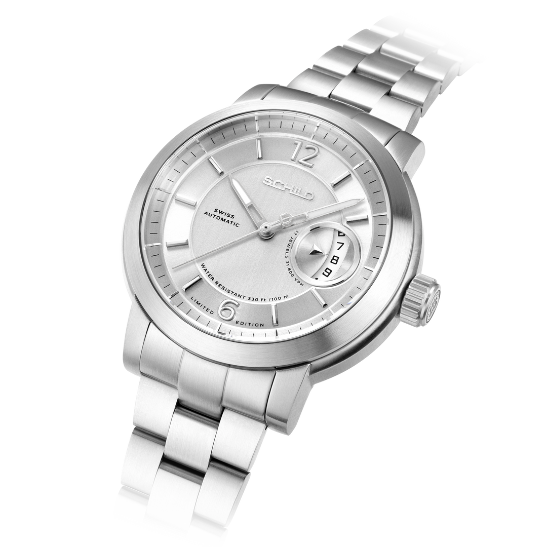 Heinrich Minimal Swiss Automatic Limited Edition Silver / Stainless Steel | Silv