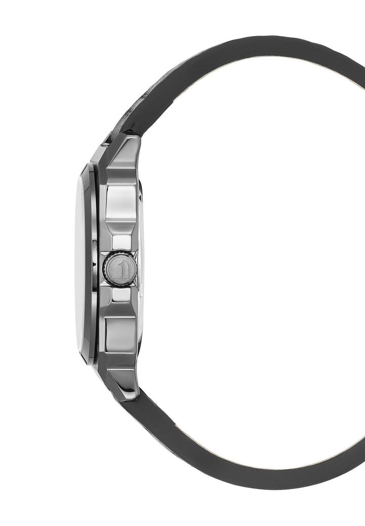 Cube Black Dial / Black Leather Strap Black Dial