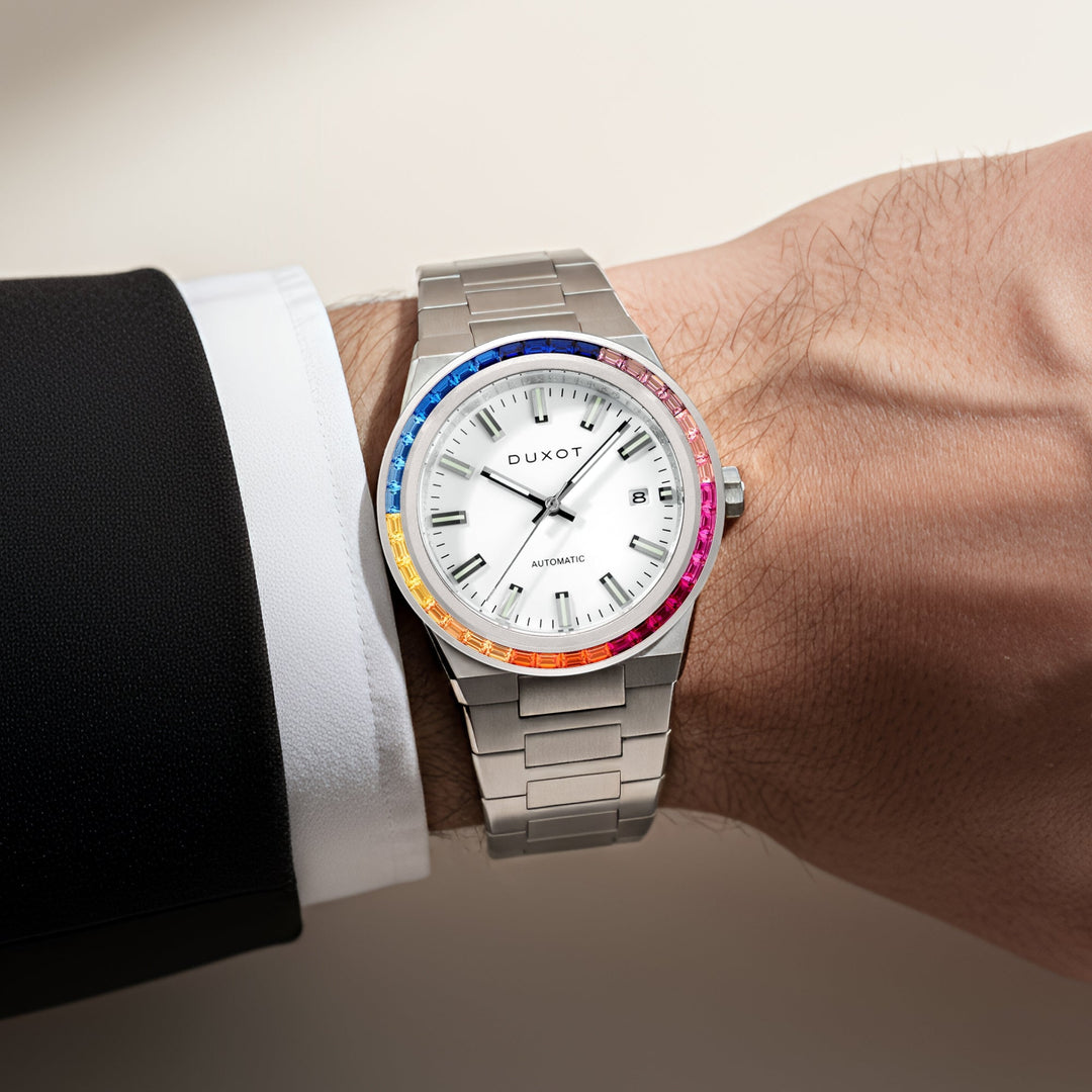 Alicante Rainbow Automatic White / Stainless Steel | White Dial