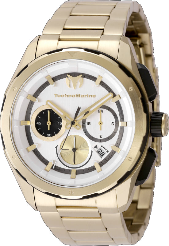 Ocean Nomad 43mm / Silver / Gold Silver Dial
