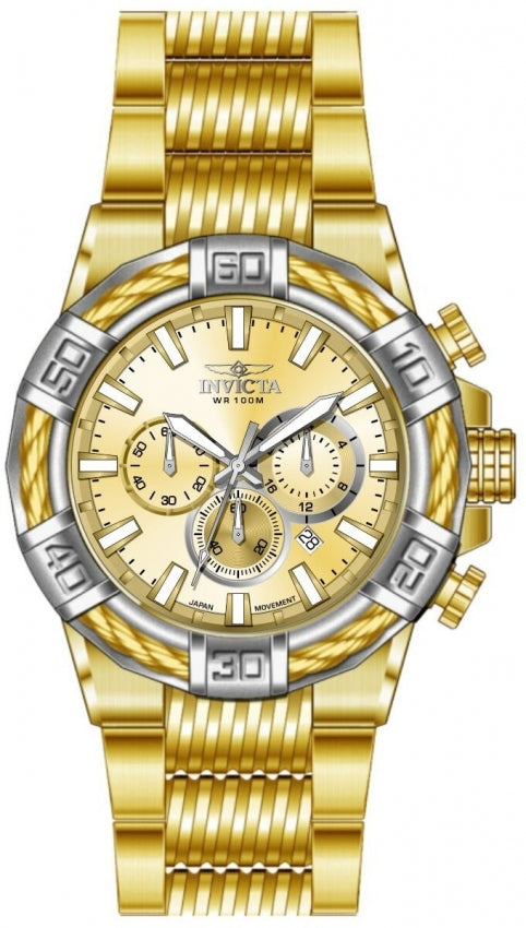 Bolt Men Gold-Tone Dial / Gold-Tone Stainless Steel Bracelet Gold-tone Dial