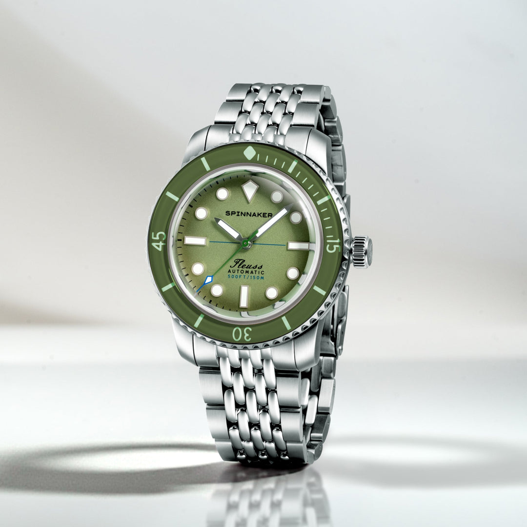 Fleuss 40 Automatic Green / Stainless Steel Green Dial