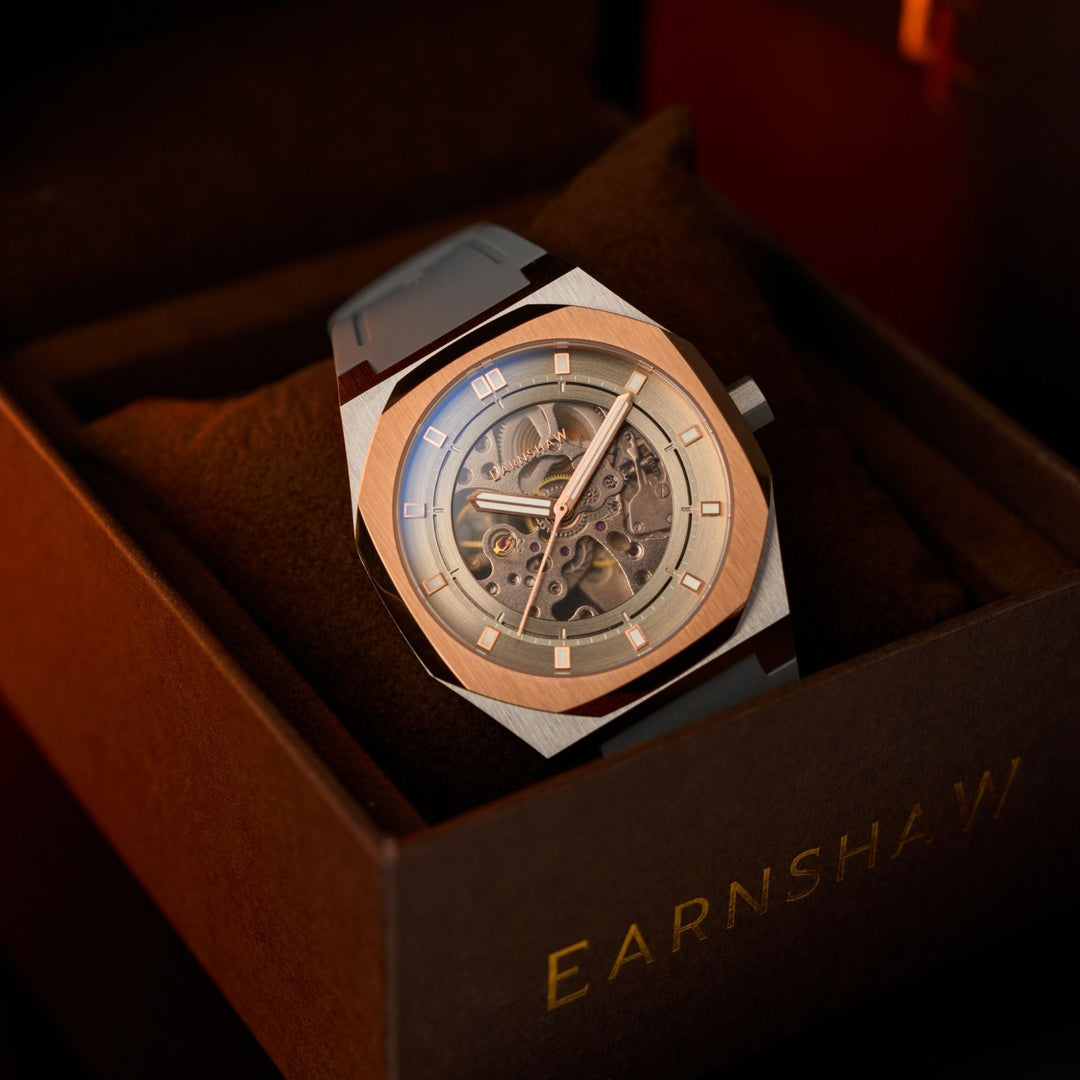 Discovery Drake Skeleton Automatic Grey / Gray Silicone | Grey Dial