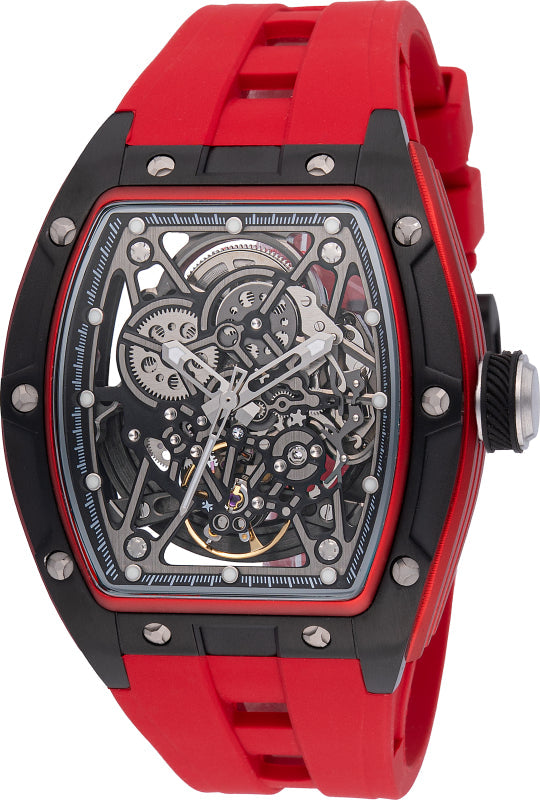 S1 Rally 44mm / Black / Red | Black Dial