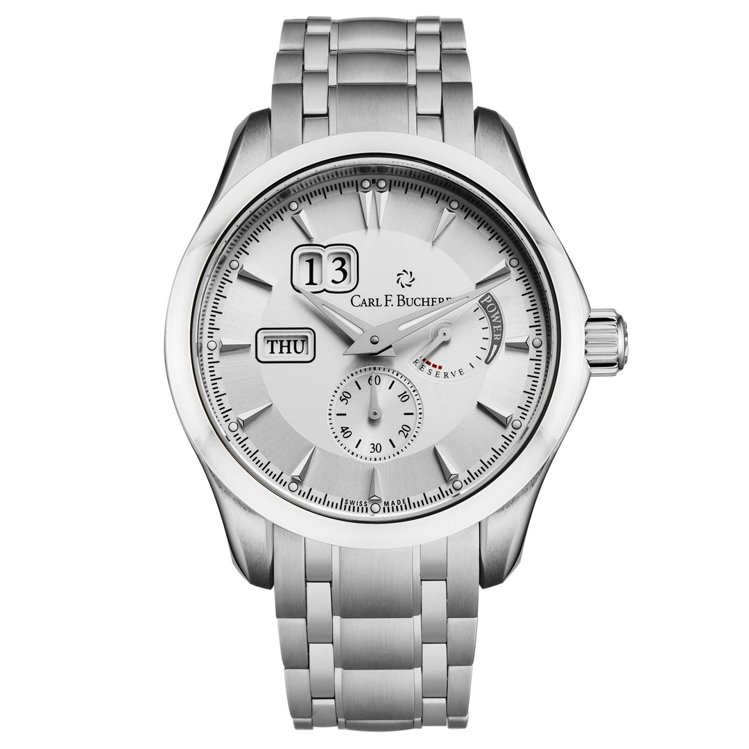 Manero Silver / Stainless Steel Silver Dial