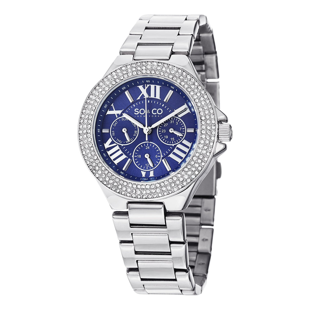 Madison-5019.2 Silver/Stainless Steel | Blue Dial
