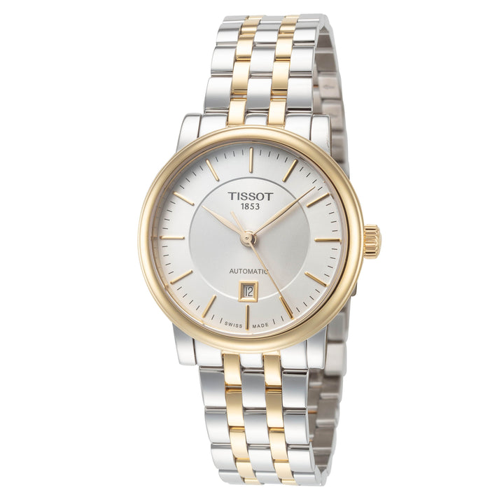 Carson 30mm / Silver / Silver and Rose Gold Silver Dial