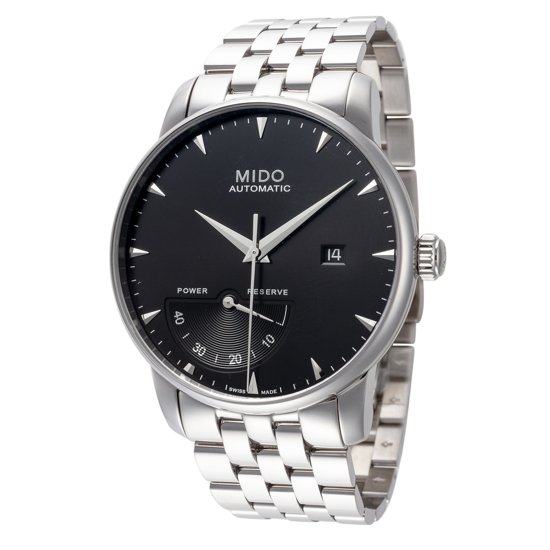 Baroncelli 42mm / Black / Silver | Black Dial