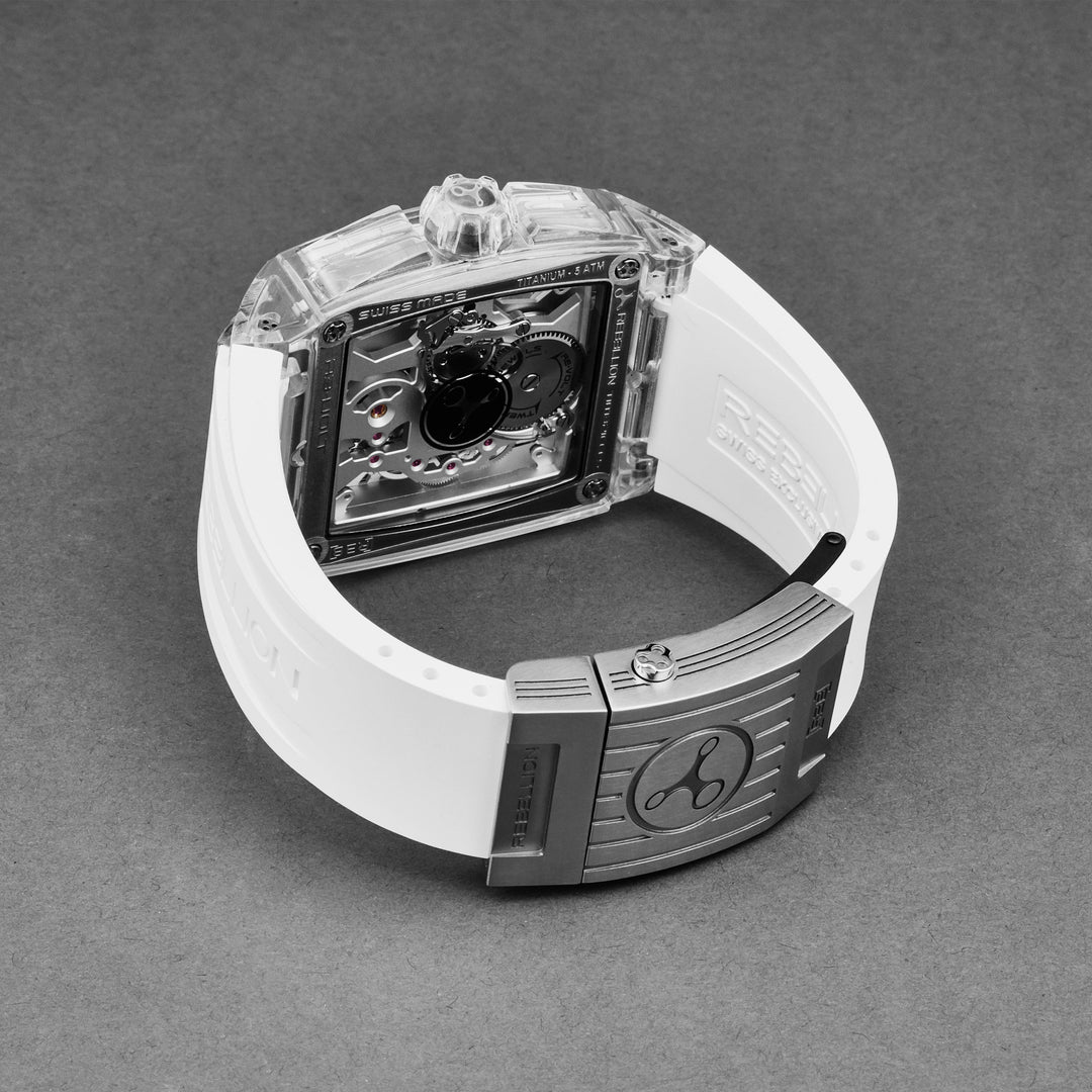 Re-Volt RBREV3H.SA.WH / White Skeletonized | White Skeletonized Dial