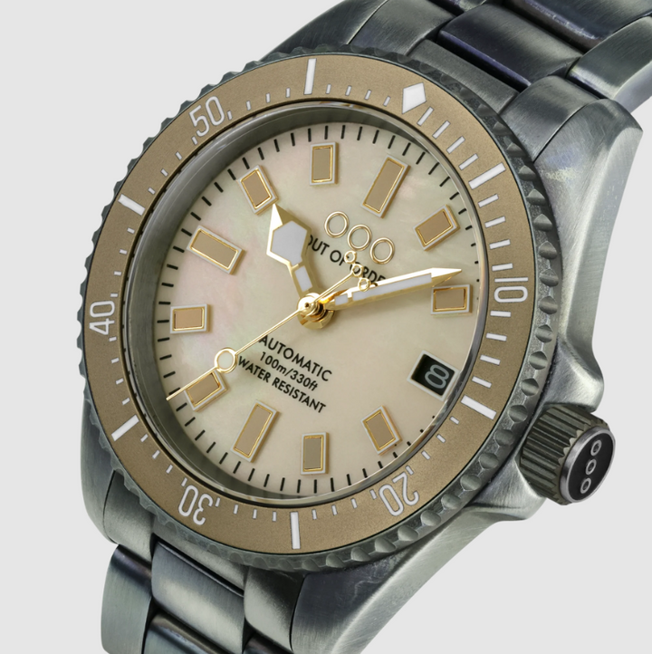 Casanova Mop San Marco Ivory/Silver Stainless Steel Ivory Dial