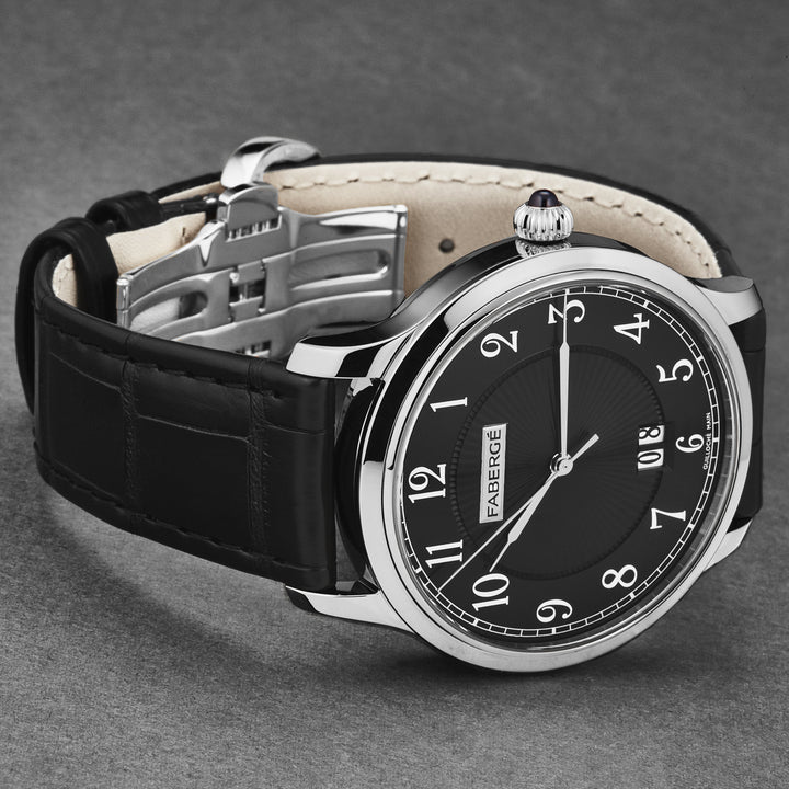 Agathon FAB-206 / Black | Black Dial