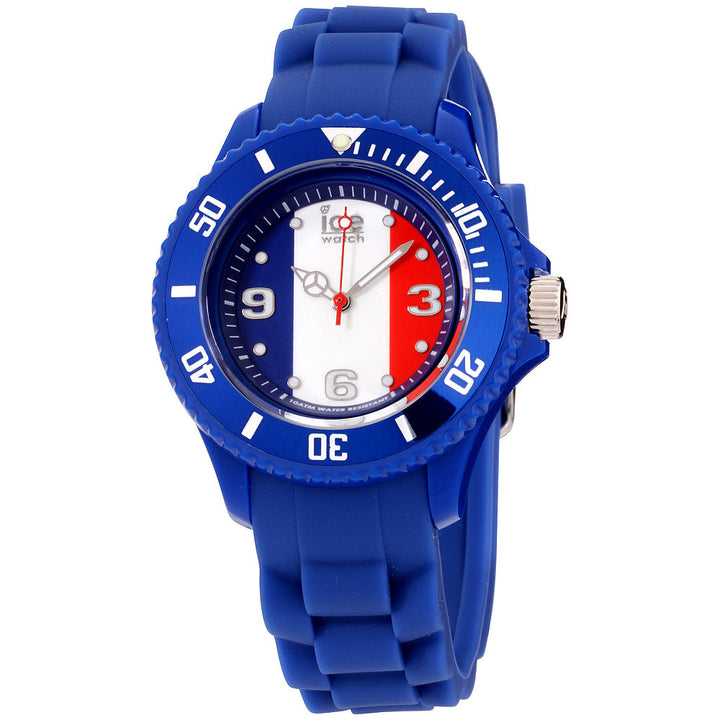 Ice-World 36mm / Blue White Red / Blue | Multi-Color Dial