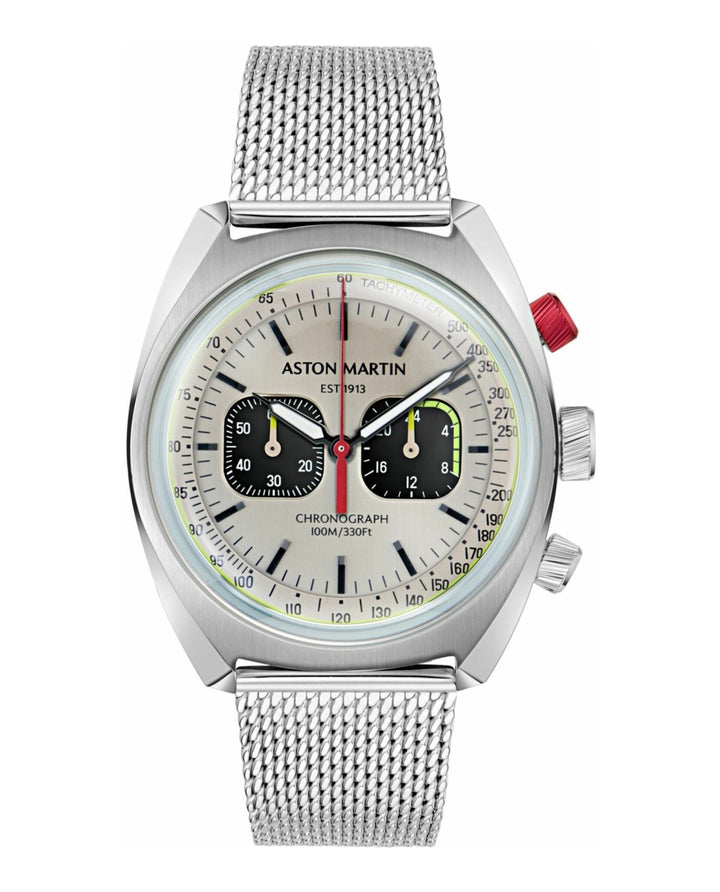 TS2 Chrono Stainless Steel Chrono/Mesh Chain Bracelet Champagne Dial