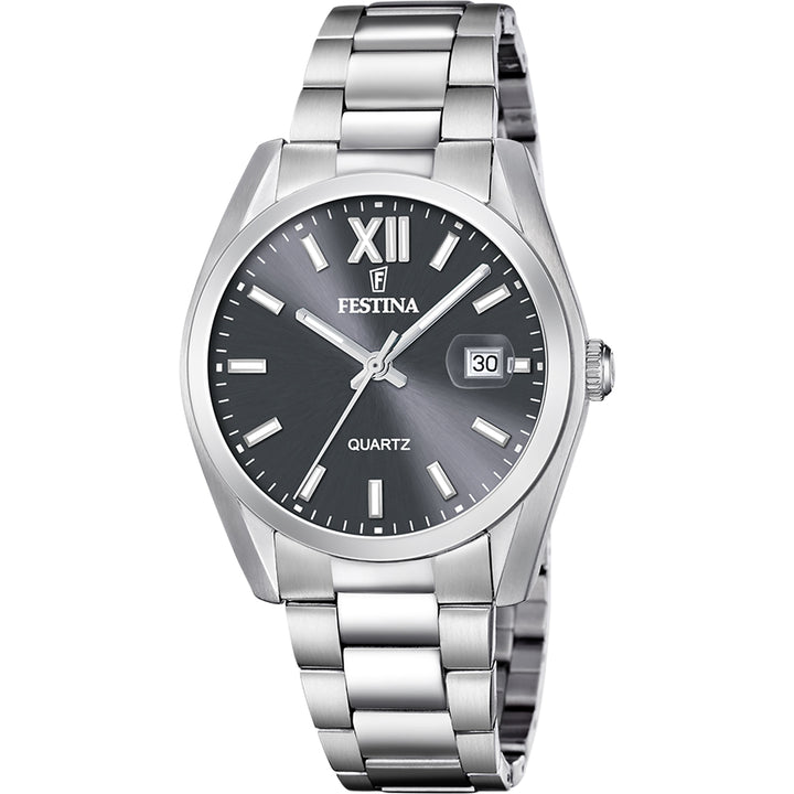 Acero clasico Grey / Stainless Steel | Grey Dial