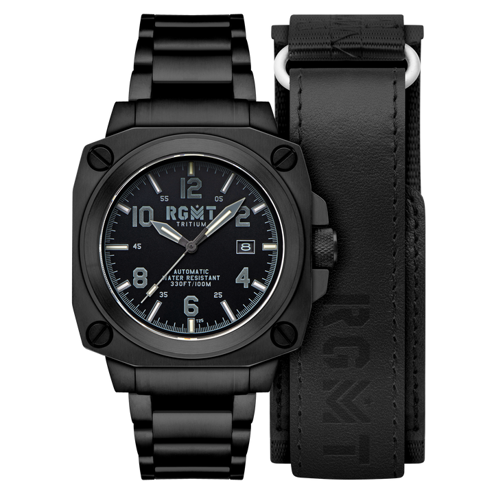 Altimeter Tritium Automatic Black /Stainless Steel | Black Dial
