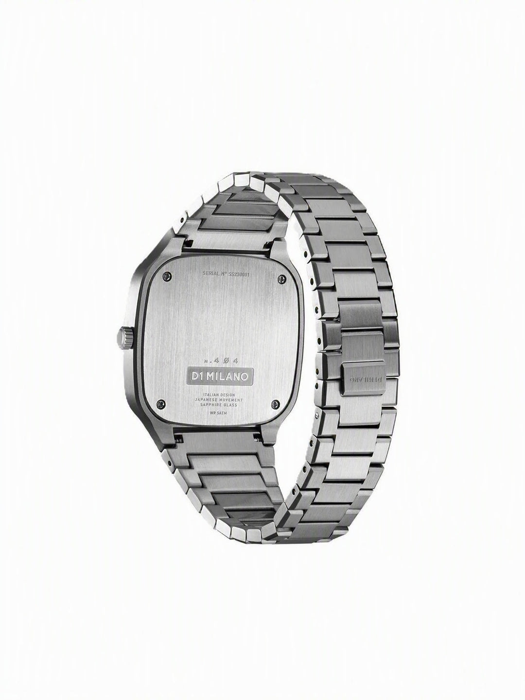 Square Light Blue dial / Silver Stainless Steel Bracelet Light Blue Dial