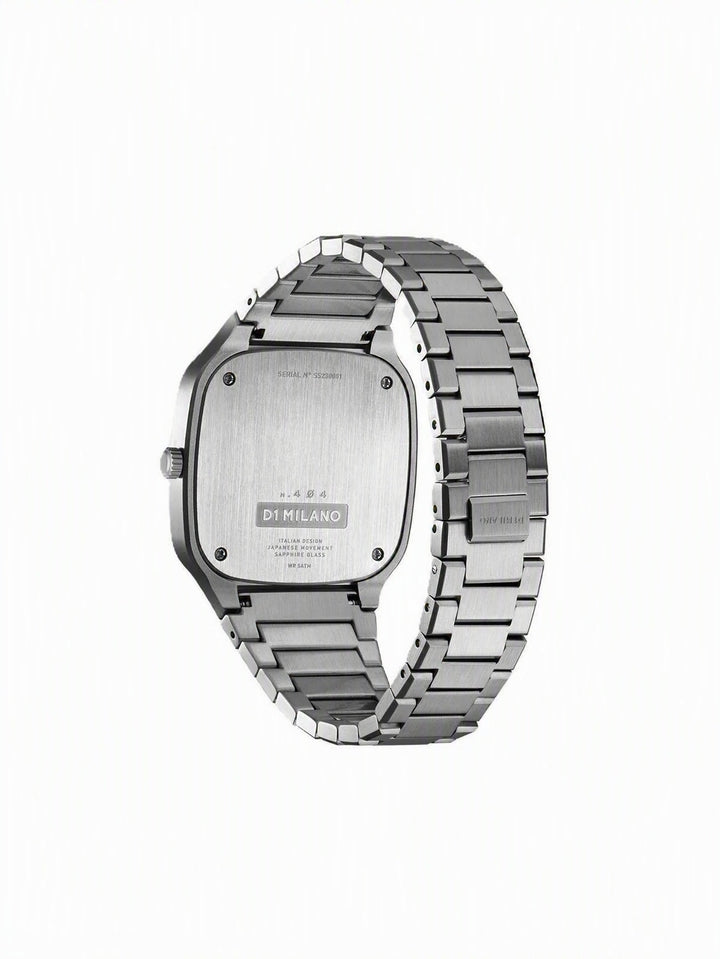 Square Light Blue dial / Silver Stainless Steel Bracelet Light Blue Dial