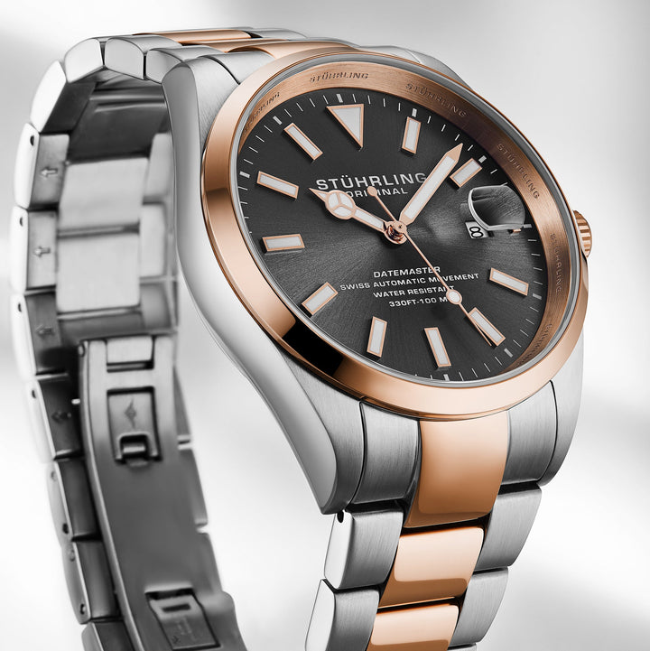 Datemaster Heritage Automatic 1025 Men’s 42mm Grey Sunray Dial/Rose Gold Two-Ton