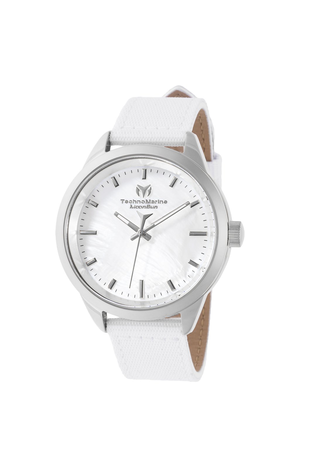 MoonSun 40mm / White / White | White Dial