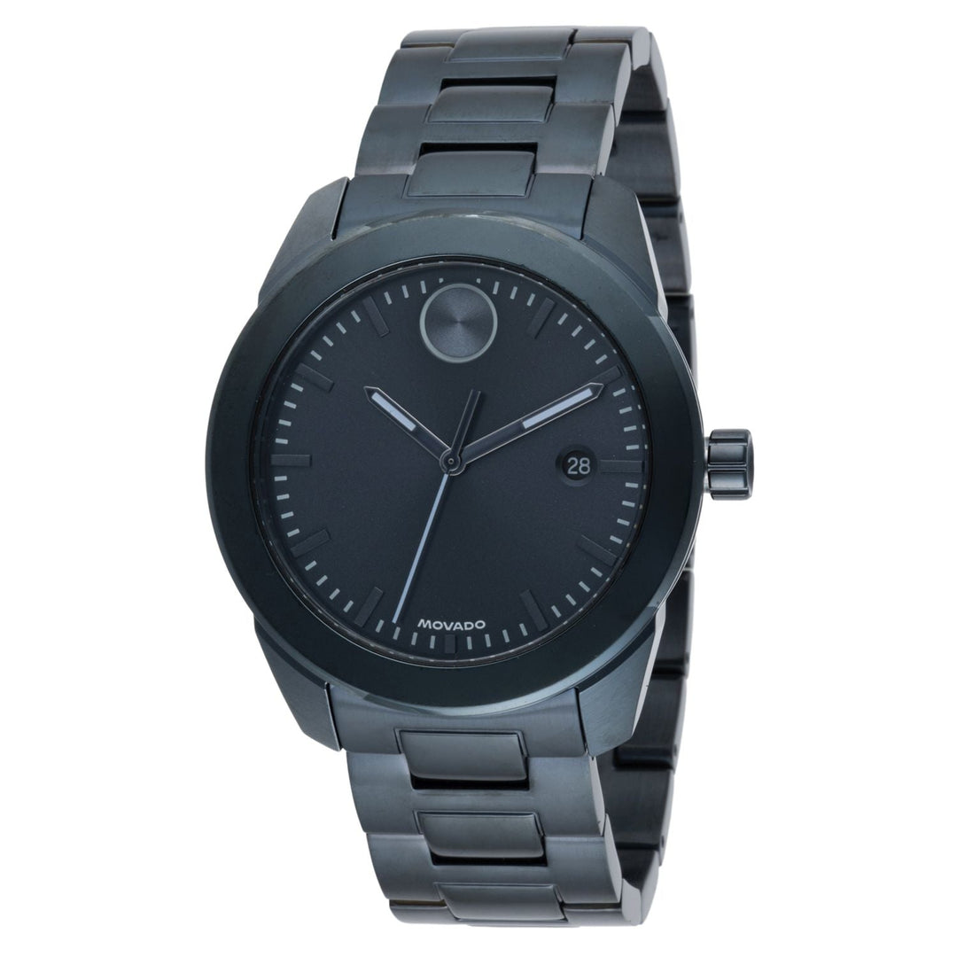 Bold Dark Blue Dial / Blue Ion-Plated Stainless Steel Bracelet Blue Dial