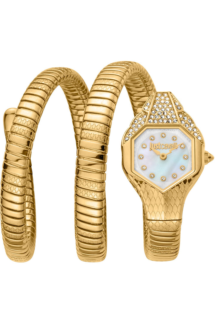 Just Cavalli 22mm / Gold / White | White Dial