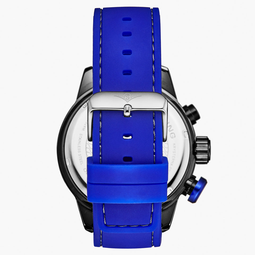 Aquatic Force Chronograph 50mm 4053 Blue/Silver | Blue Dial