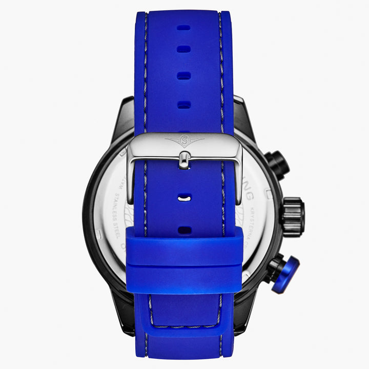 Aquatic Force Chronograph 50mm 4053 Blue/Silver | Blue Dial