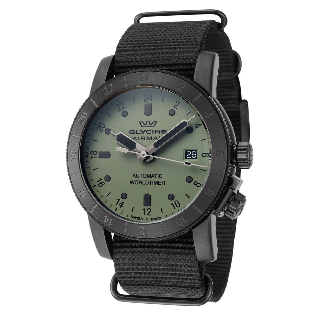 Airman Purist 42 mm / Green / Black Green Dial