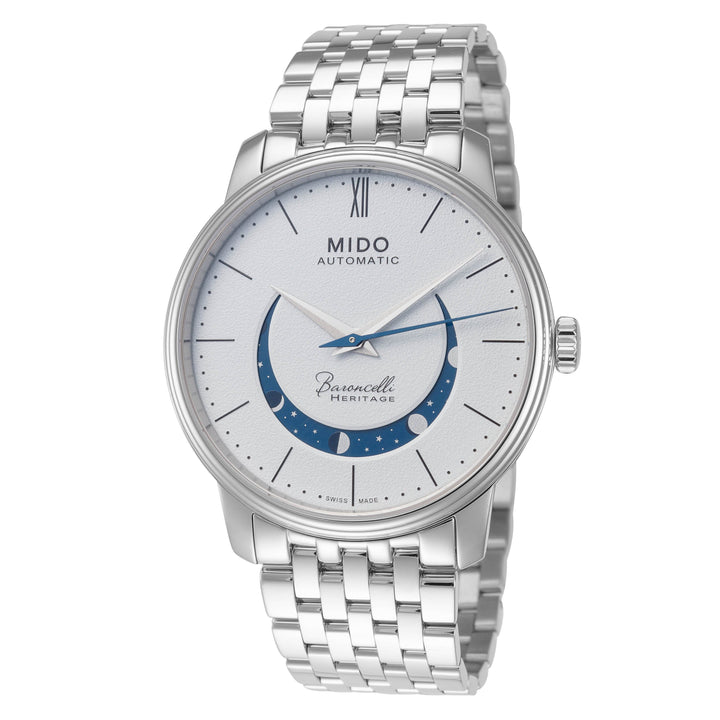 Mido 39mm / Silver / White | White Dial