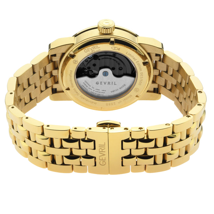 Madison Gevril Madison Sellita SW200 Watch exhibition caseback gold | Silver Dia