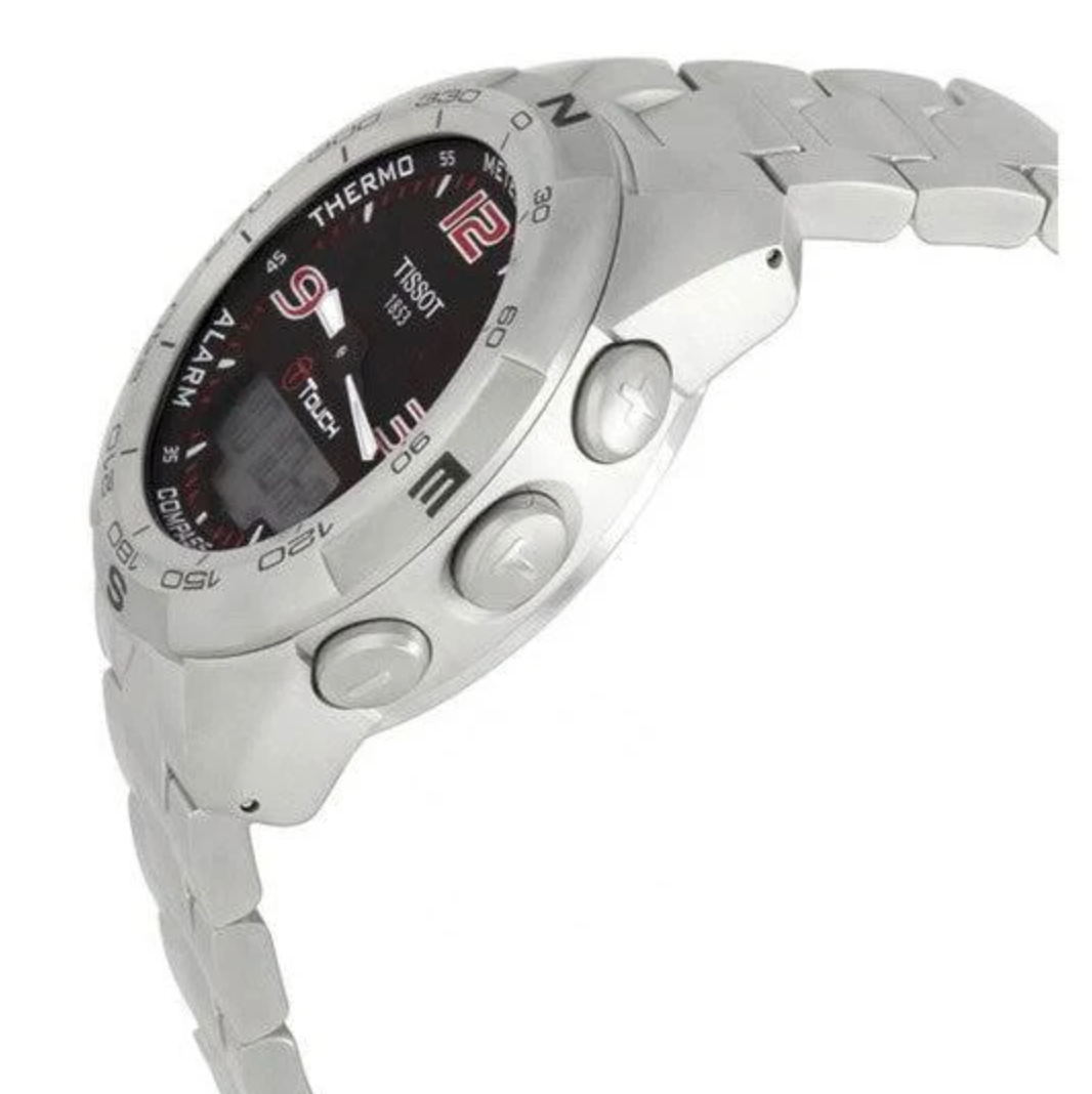 T-Touch Expert Black / Red 44mm | Black Dial