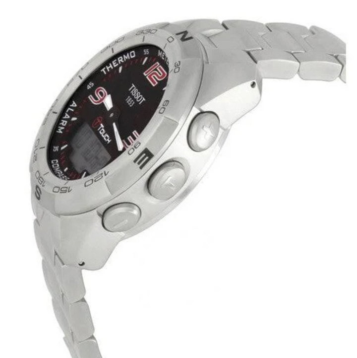 T-Touch Expert Black / Red 44mm | Black Dial