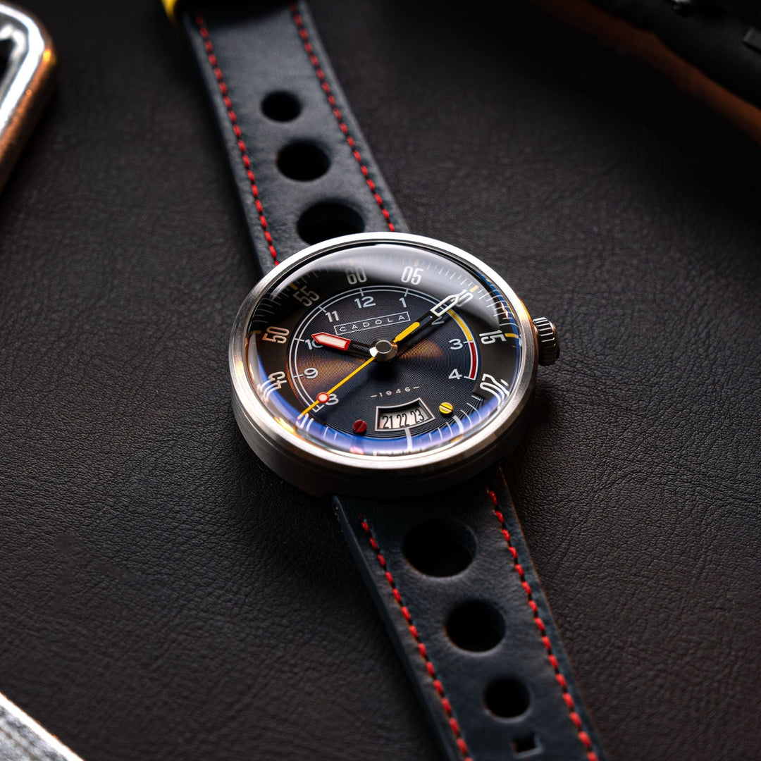 RPM Automatic Blue & Black / Leather | Blue Dial