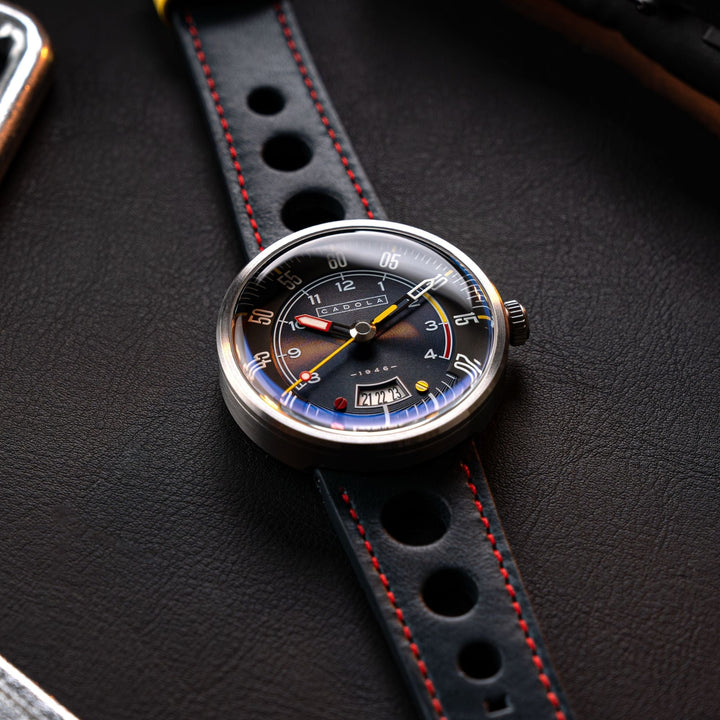 RPM Automatic Blue & Black / Leather | Blue Dial