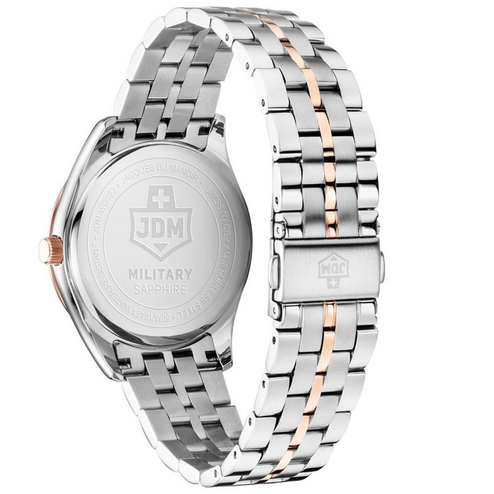 Interlaken Gents Blue dial, two-tone  bracelet Blue Dial