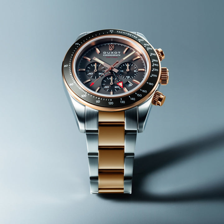 Vitesse Dual Time Chronograph Grey / Stainless Steel | Grey Dial