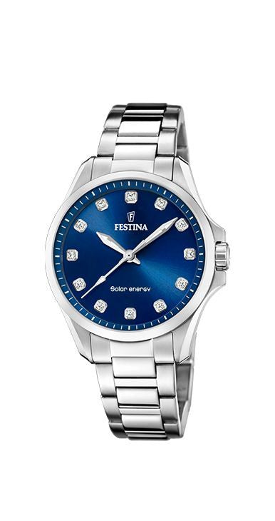 Solar Energy Blue / Stainless Steel Blue Dial