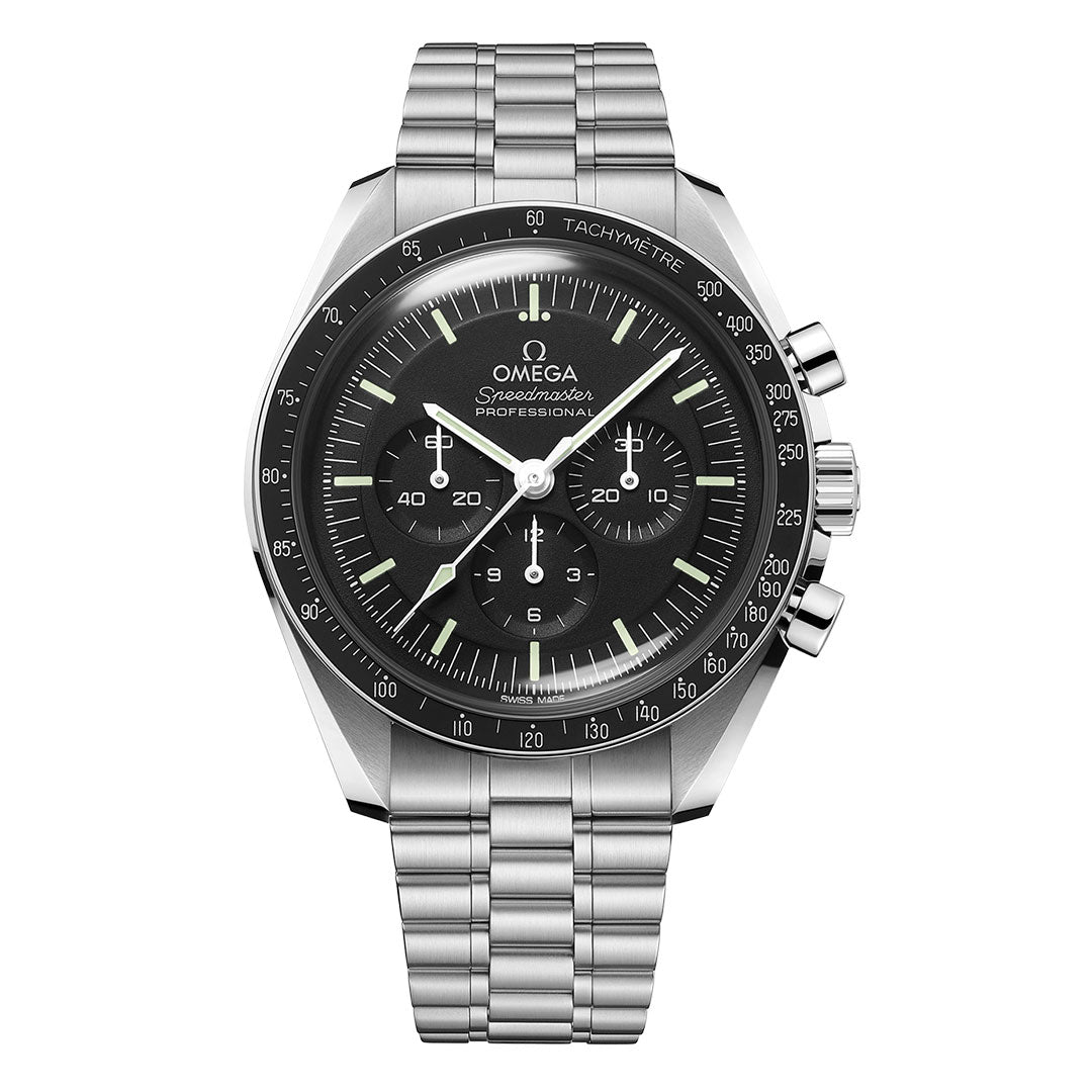 Speedmaster Moonwatch Professional Co-Axial 42mm hesalite glass | Black Dial