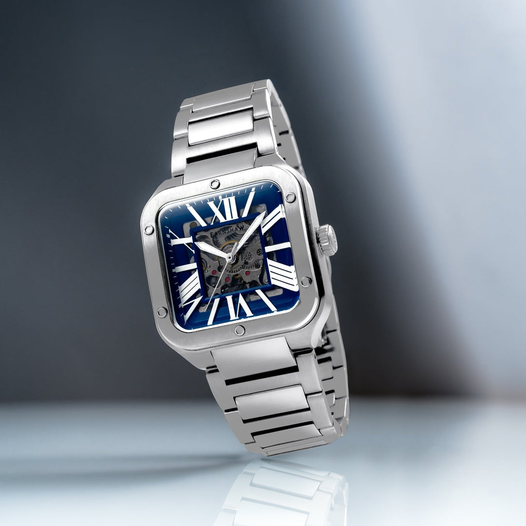 Engineer Lennox Skeleton Automatic Blue / Stainless Steel | Blue Dial