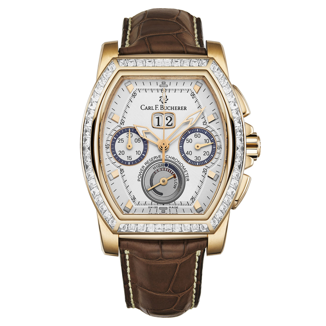 Patravi Silver / 18kt Rose Gold Silver Dial