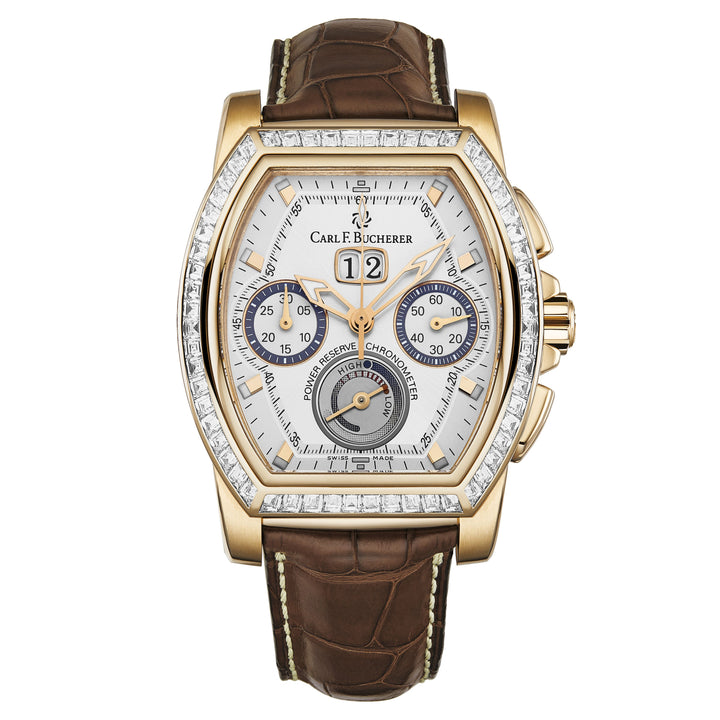 Patravi Silver / 18kt Rose Gold Silver Dial