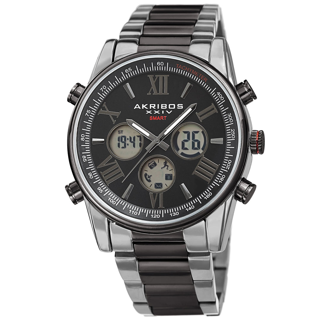 AK1095TTB-Sport Black/Stainless Steel | Black Dial