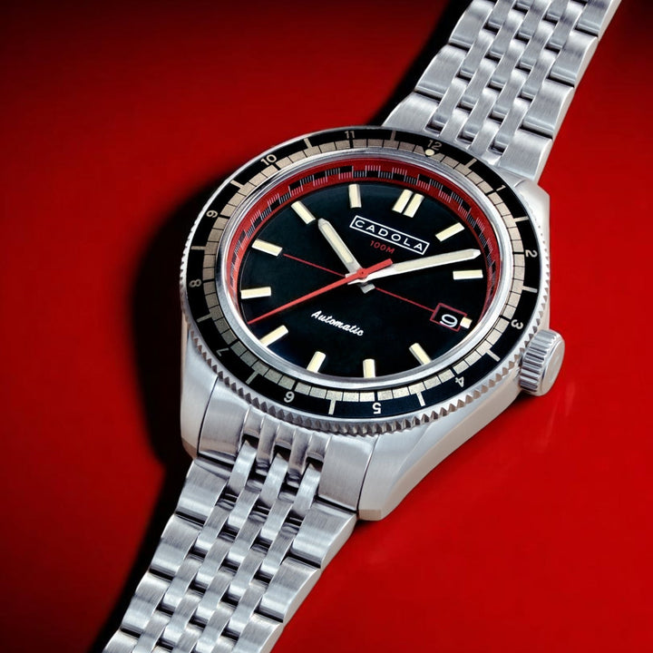Ahrens Automatic Black / Stainless Steel | Black Dial